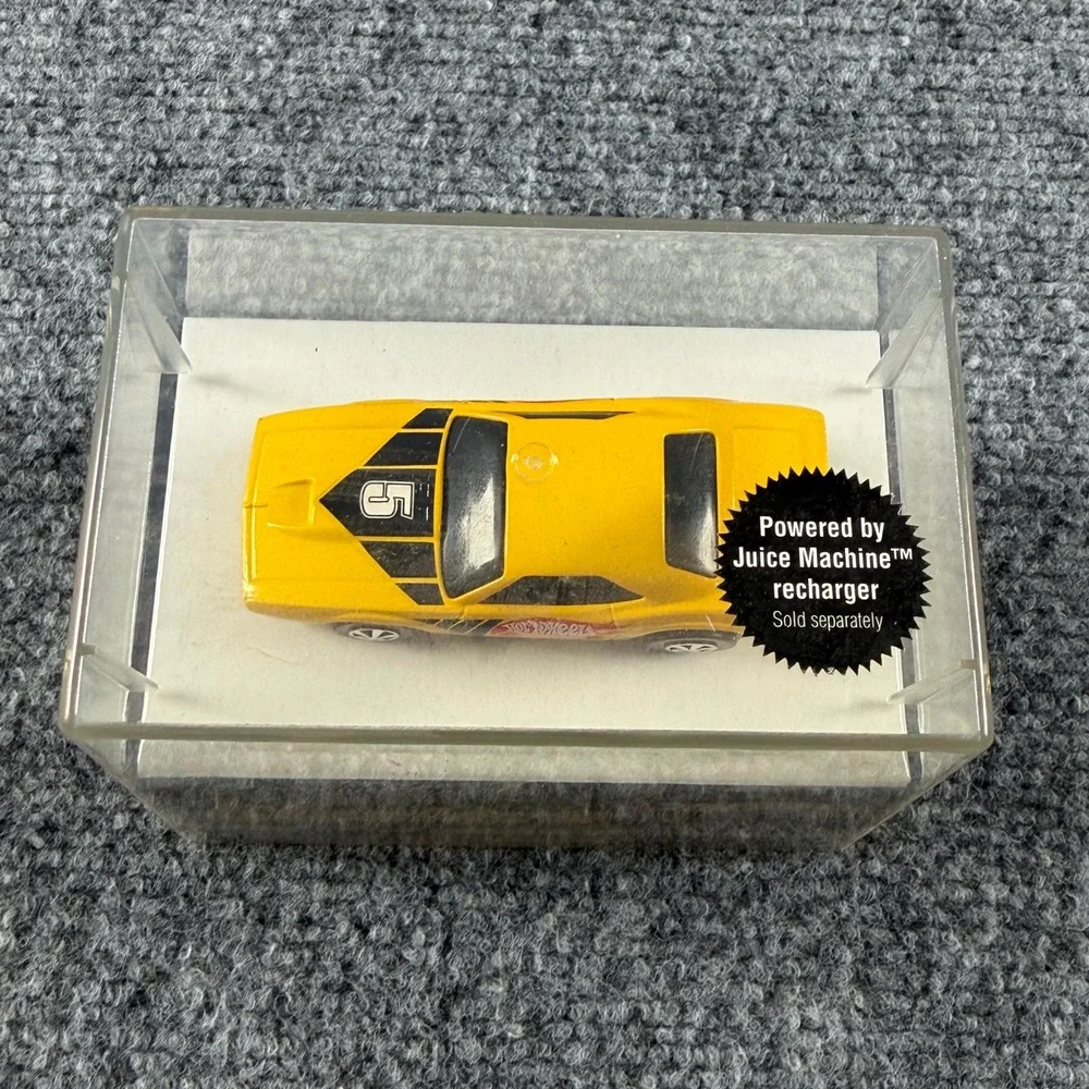 Hot Wheels Sizzlers Toy Yellow 70 Plymouth Cuda T/A K4772 Motorized Car